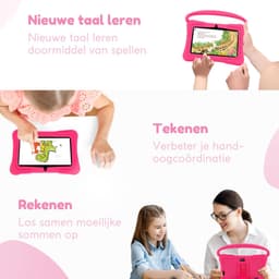 GØDLY® Kindertablet - 7 Inch - Kindertablet vanaf 3 jaar - Tablet Kinderen - Ouderlijk Toezicht - Gratis Beschermende Hoes - 12 Maanden Garantie - Roze — thumbnail 6
