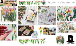 Bob Online™ 40 Stuks - Tulpstickers - PET Materiaal - Scrapbook Stickers - Journal Stickers - Card Making Stickers - Laptop Stickers - Tulp Transparant PET Stickers - 20 Ontwerpen – 40 Pieces - Transparent PET Tulip Stickers – 20 Designs - Bloemen — thumbnail 3