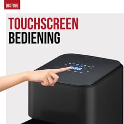 DistinQ Heteluchtfriteuse compact- Airfryer - 4 liter inhoud - Digitaal display - Zwart — thumbnail 3