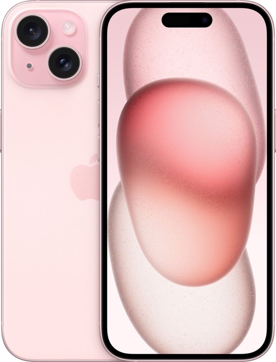 Apple iPhone 15 - 256GB - Pink — afbeelding 1