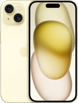 Apple iPhone 15 - 256GB - Yellow — thumbnail 1