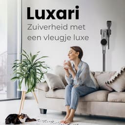 Luxari S1000 Steelstofzuiger Draadloos - 4 Extra Filters - 4 Opzetstukken - Stofzuiger Draadloos - Zonder Zak - Snoerloze Stofzuiger - Kruimeldief - Vacuum Cleaner - Draadloze Stofzuiger - Accu Stofzuiger — thumbnail 7