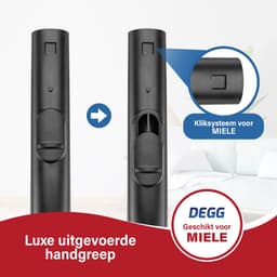 DEGG® - Pistoolgreep / Handgreep - Geschikt voor Miele - 35mm - Stofzuiger Onderdelen - Geschikt voor Miele Kliksysteem - Premium Kwaliteit — thumbnail 5