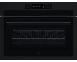 AEG KME768080T - Combi-oven - 43 liter - 1000 Watt magnetron - Mat zwart