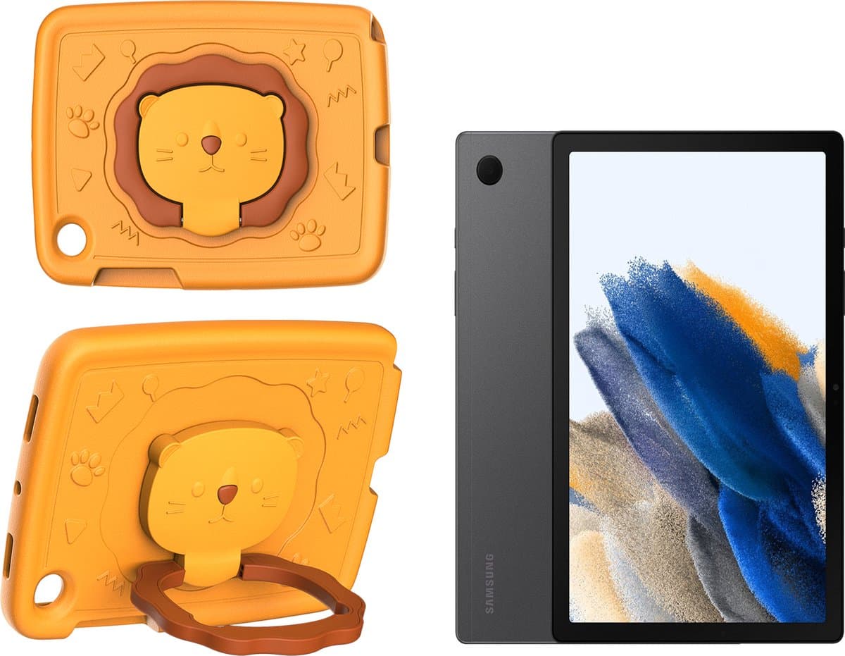 Samsung Galaxy Tab A8 kindertablet - Wifi - 64GB met Lion Cover - Grijs — afbeelding 1