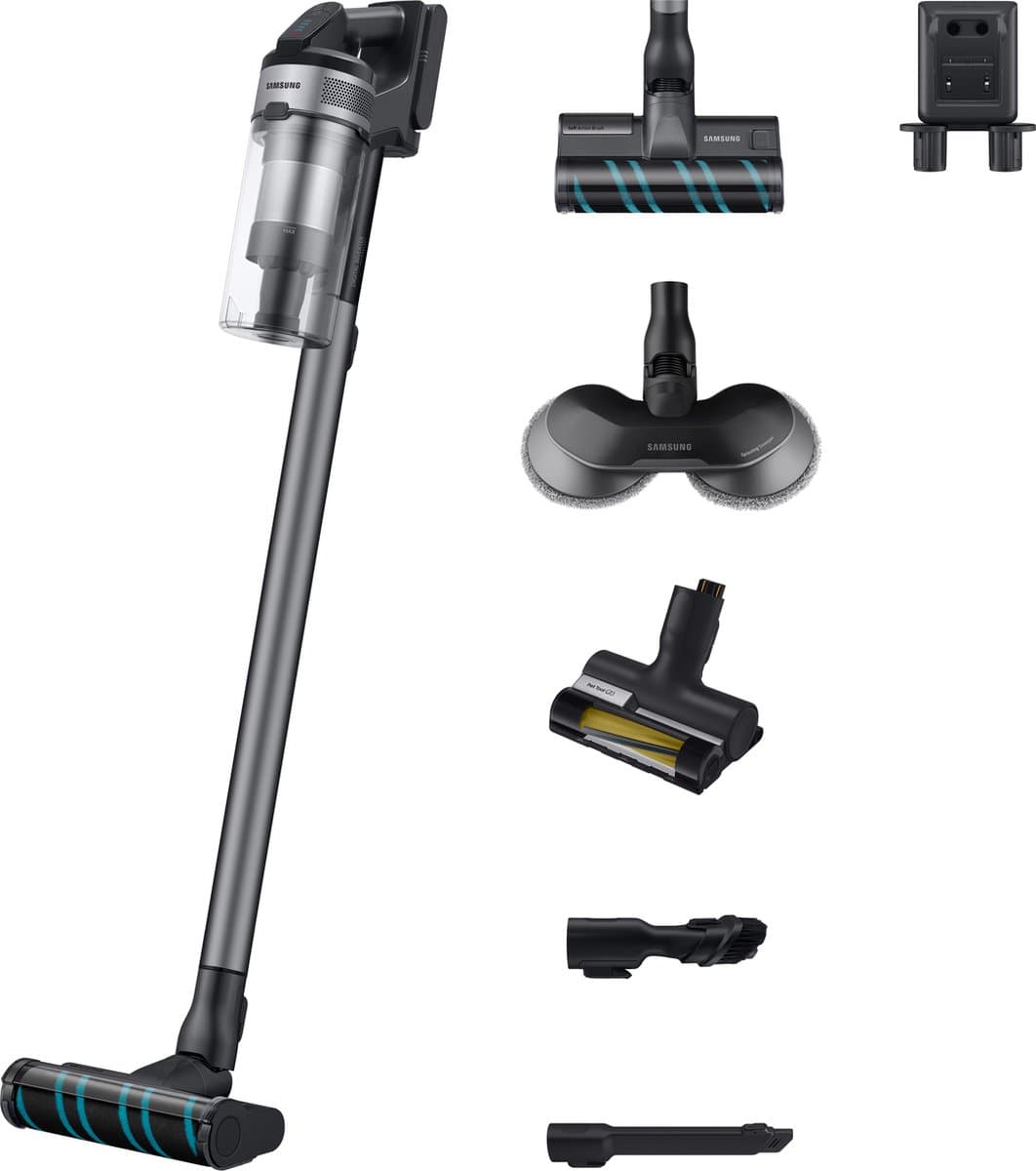 Samsung Jet 75E Premium VS20B75A9R5 - Steelstofzuiger - Soft Action Brush - Spinning Sweeper - Pet Tool — afbeelding 1