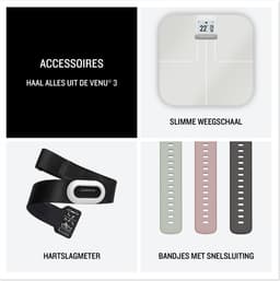 Garmin Venu 3s - Smartwatch - AMOLED-Scherm - 41mm - Dust Rose — thumbnail 6