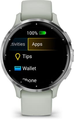 Garmin Venu 3s - Smartwatch - AMOLED-Scherm - 41mm - Sage Grey — thumbnail 12