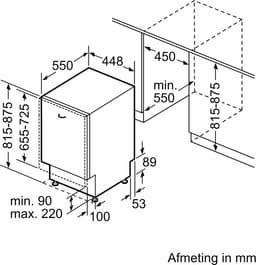 Siemens SR63EX24ME - iQ300 - Inbouwvaatwasser - Volledig integreerbaar — thumbnail 4