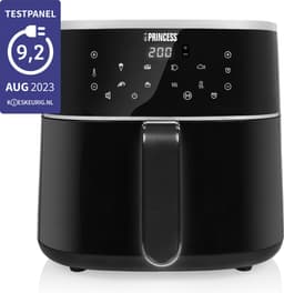 Princess Digitale Airfryer XL 182244 - 6 liter - Groot - PFAS vrij - Heteluchtfriteuse - Zwart - Digital Touchscreen - 8 Automatische Programma's - Inclusief in hoogte verstelbaar Grillrack — thumbnail 8