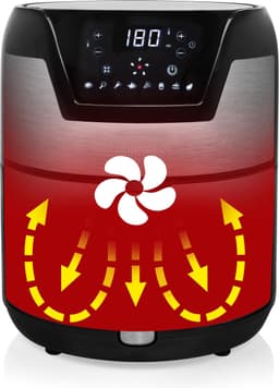 Princess Digitale Airfryer XXL 182026 - Heteluchtfriteuse - 4.5 liter - 8 voorgeprogrammeerde programma's - 1500 W - RVS — thumbnail 4
