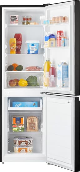 Inventum KV1500B Low Frost energiezuinige koel-vriescombinatie - 150 cm hoog - 174 liter - Energielabel D - Vrijstaand - Zwart — thumbnail 11