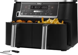 Ninja AF451EU Dubbele Airfryer XXL - Twee Kookvakken - 9.5 Liter - Digitale Thermometer - 2470 Watt - Dual Zone Technologie — thumbnail 1