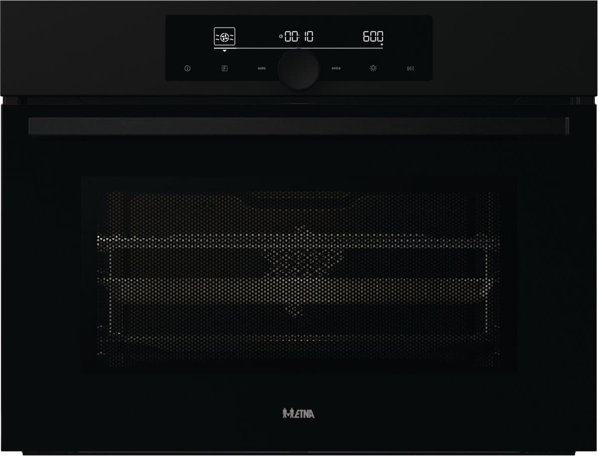 ETNA CM914MZ - Oven met magnetronfunctie - Turbo-hetelucht - XL Inhoud 50 l - Inverter 1000W - Matzwart - AirCrisp - Hydrolyse reiniging - 12 ovenfuncties — afbeelding 1