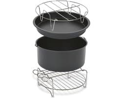 Tefal Easy Fry XXL XA1130 - Airfryer Accessoire - 4-delig - Non-Stick - Voor XXL Heteluchtfriteuse - Gemakkelijk Schoon te Maken