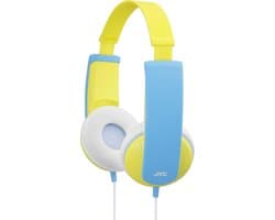 JVC HA-KD5 - On-ear kinder koptelefoon - Geel/Blauw