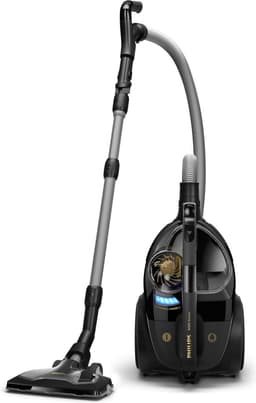 Philips Stofzuiger zonder Zak XB9154/09 - Lang Snoer - Alle Vloertypen - Met HEPA 13 Allergiefilter - Bediening in Handvat - Incl 2 Extra Mondstukken - Zwart — thumbnail 10