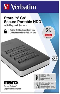 Verbatim Store ´n´ Go Secure Portable Harddisk 2TB — thumbnail 14