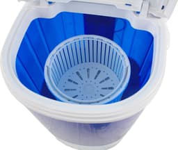 Lowander mini wasmachine 3kg - Kleine camping wasmachine - met Bovenlader — thumbnail 3