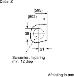 Bosch WIW24342EU - Serie 6 - Inbouw Wasmachine - 1200 rpm - ENG Display - Energielabel C - Zeer stil — thumbnail 10