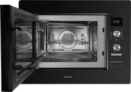 Inventum IMC6132FZWA - Inbouw combi-oven - Hetelucht - Magnetron - Grill - 32 liter - 45 cm hoog - Tot 220 graden - Zwart/RVS — thumbnail 3