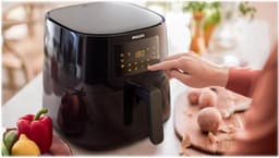 Philips Essential HD9270/96 Airfryer XL - heteluchtfriteuse - zwart - 6.2 liter - 1.2 kg — thumbnail 7