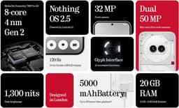 Nothing Phone (2a) - 8GB - 128GB - White — thumbnail 4