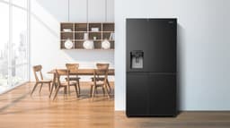 Hisense RS818N4TFC - Amerikaanse koelkast - Energielabel C - Water- & ijsdispenser - Metal Cooling - No Frost - Zwart- Multi-Air Flow - Fast Freeze - 35dB (A) - Inverter Compressor - 632 Liter — thumbnail 11