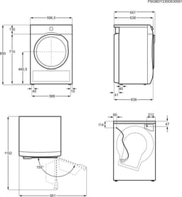 AEG TR79632B 7000 serie SensiDry® - Wasdroger Warmtepompdroger - Droogkast - 9 kg - NL/FR — thumbnail 10