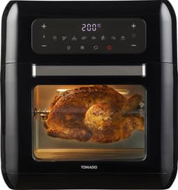 Tomado TAF1201B - Airfryer oven - Hetelucht friteuse - 12 liter - 8 programma's - PFAS vrij - 1500 watt - Zwart — thumbnail 4