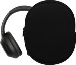 kwmobile hoes geschikt voor Sony WH-1000XM4 / WH-1000XM3 / Jabra Evolve 20 - 21,5 x 16 cm - Beschermhoes voor headset in zwart - Van neopreen — thumbnail 7