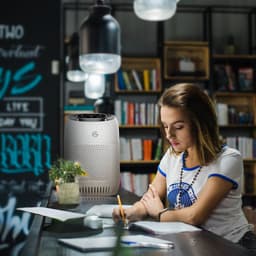 AG320 Luchtreiniger - Air Purifier -Luchtreinigers met Hepa Filter - Slaapkamer Air Cleaner - Slaapstand - Kinderslot - High Quality Filtersystem - Voor Schone Gezonde Lucht -Tegen Stof, Hooikoorts En Allergie - Verwijdert 99,97% -Display — thumbnail 3