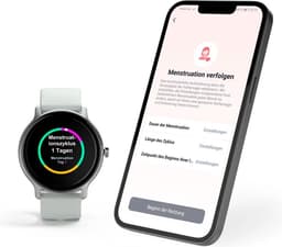Hama Fit Smartwatch - Fitnesstracker met o.a. hartslagmeter en stappenteller - Sporthorloge - LED-display - IP68-waterbestendig - Grijs/Zilver — thumbnail 10