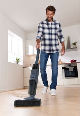 SILVERCREST® Accu harde vloerreiniger 140 W - Actieradius: 30 cm - Wissen, zuigen en drogen - Snoerloos, handig en flexibel inzetbaar - Verwijderbare rol voor eenvoudige reiniging — thumbnail 13