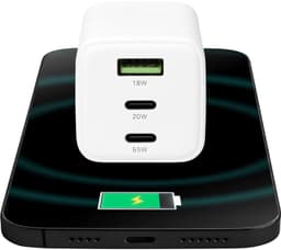 Mobiparts - 65 Watt Universele GaN QC Snellader 65W - USB-C - PD 3.0 - Geschikt voor o.a. Laptops, Tablets, Apple iPhone en Samsung Smartphones V2 — thumbnail 5
