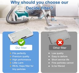 3 HEPA AirClean Plus filters wit, geschikt voor Miele Complete C3 PowerLine, S8340 stofzuiger, AirClean SF-HA 50, compatibel met Complete C2, C3, Compact C1, C2, en modellen S4000, S5000, S6000 en S8000. — thumbnail 7