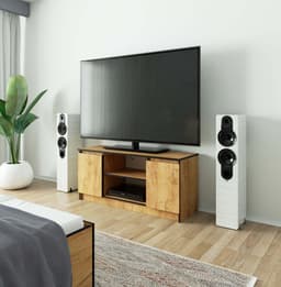 AKORD Furniture Factory OP0LRTV120CRA, Eiken, 2 schappen, Mat, 2 deur(en), 400 mm, 1200 mm — thumbnail 5