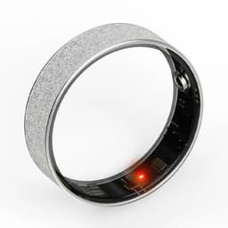 WizBay Premium Select® Zilveren FrostLook Smart Ring Dames Heren - Oplaad Case - Hypoallergeen - Hartslag & Slaap Monitor - IP68 Waterdicht - O2 Meting - Gesture Functie - Multiple Sport Modi - #10 — thumbnail 1