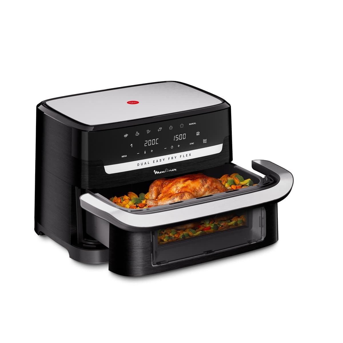 Moulinex Dual Easy Fry Flex EZ9228F0 - Airfryer - 9L tot 8 personen — afbeelding 1