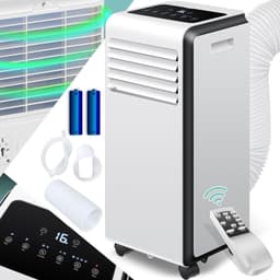 ApexArte® Mobiele Airco - Airconditioning - Ventilatoren - Airco Zonder Afvoerslang - Wit en Zwart — thumbnail 1