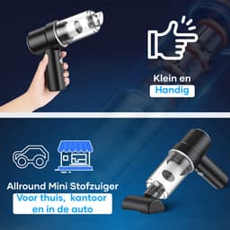 MATTI® - Auto Stofzuiger - Handstofzuiger - Mini Stofzuiger - Stofzuiger Auto - Incl. Blaasfunctie — thumbnail 7