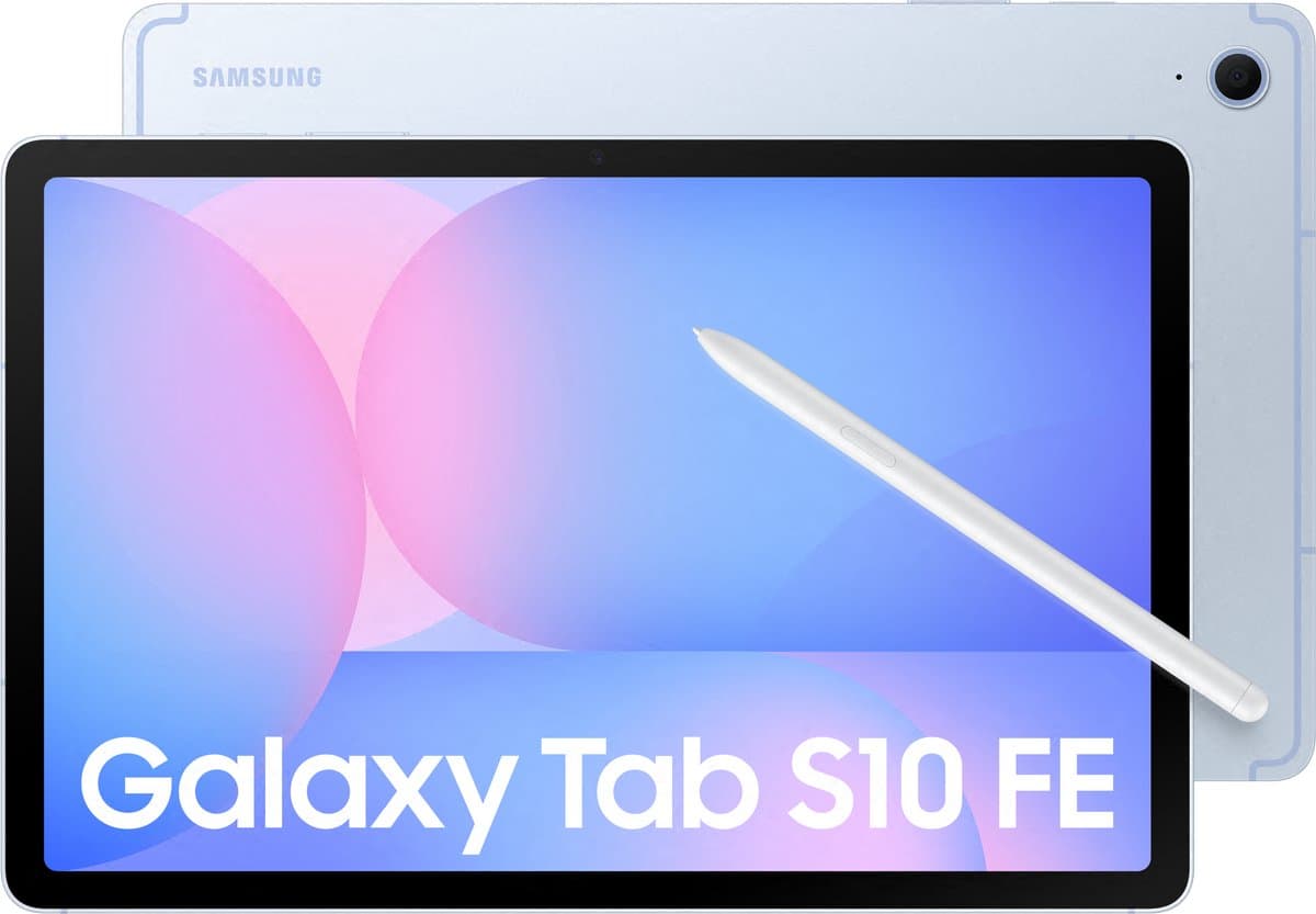 Samsung Galaxy Tab S10 FE - Wifi - 128GB - Light Blue — afbeelding 1