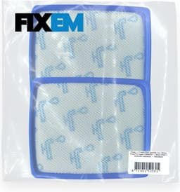 Fixem - Geschikt voor Philips - Stofzuiger filter - Blauw filter - 2 stuks - PowerPro Expert FC6042/01 - Motor CP0617 (exclusief raamwerk) - Uitwasbaar — thumbnail 8