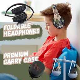 PowerLocus P2 draadloze Over-Ear Koptelefoon Inklapbaar koptelefoon voor kinderen - veilig volume van 85 dB- Bluetooth Hoofdtelefoon - Met microfoon — thumbnail 7