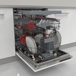 Sharp QWNI1EI45EXEU - inbouw vaatwasser - 60cm breed - energie label E - topsproeier en besteklade — thumbnail 8