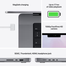 Apple MacBook Pro (2021) MKGP3N/A - 14 inch - Apple M1 Pro - 512 GB - Space Grey — thumbnail 12