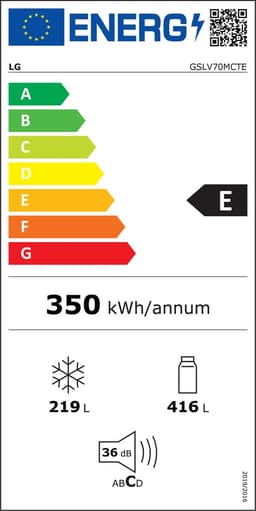 LG GSLV70MCTE Amerikaanse koelkast met Door Cooling+ | 635L inhoud | Total No Frost | Inverter Linear Compressor — thumbnail 2
