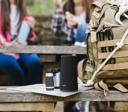 EarFun UBOOM® Draadloze bluetooth 5.0 speaker - IPX7 Waterproof - Ingebouwde microfoon - Activate Voice Assistant - 360° geluid - Zwart — thumbnail 5