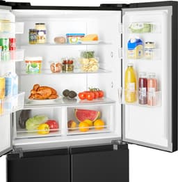 Inventum SKV4178B No Frost energiezuinige Amerikaanse koelkast - 474 liter - Digitaal display - Stil: 37 dB - Supervriezen - Superkoelen - Vershoudlade - 4 deuren - Zwart — thumbnail 16