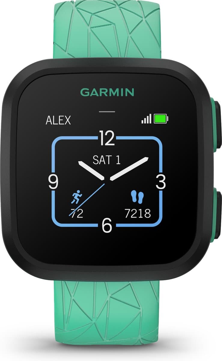 Garmin Bounce - Smartwatch voor Kinderen - Realtime locatiebepaling - LTE/5G/4G verbindig - Green Burst — afbeelding 1